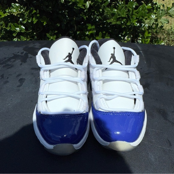 Air Jordan 11 Retro Low TD Concord Sketch White Black Blue Size 9C - Picture 3 of 9